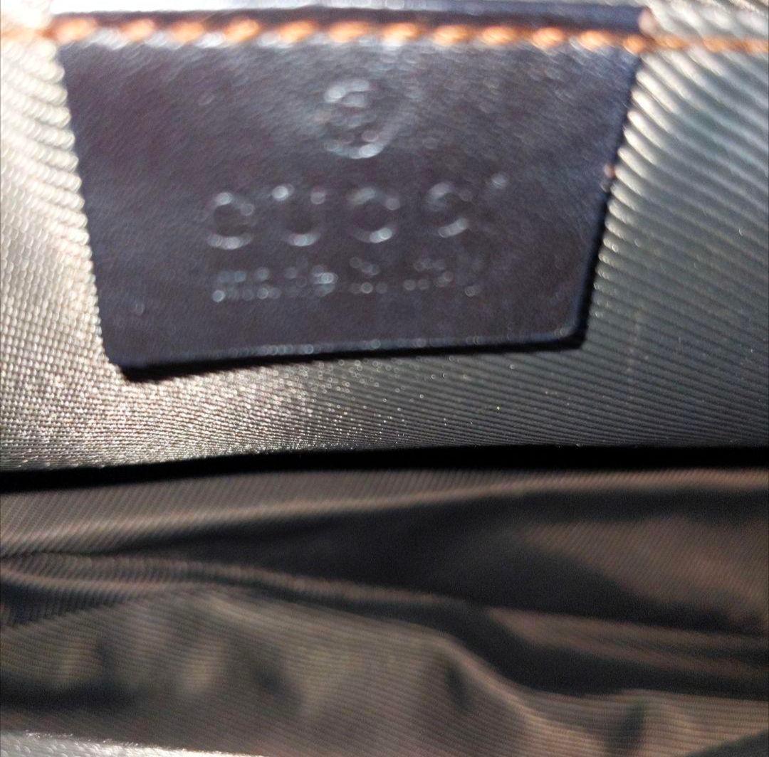 da39 GUCCI ショルダーバッグ GG柄 キャンバス×本革