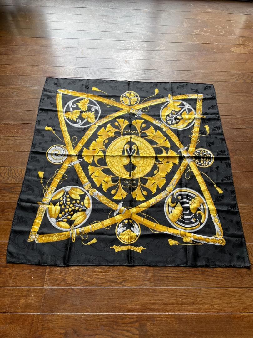 Hermes エルメス カレ90 スカーフ 大名 ヴィンテージ90年代