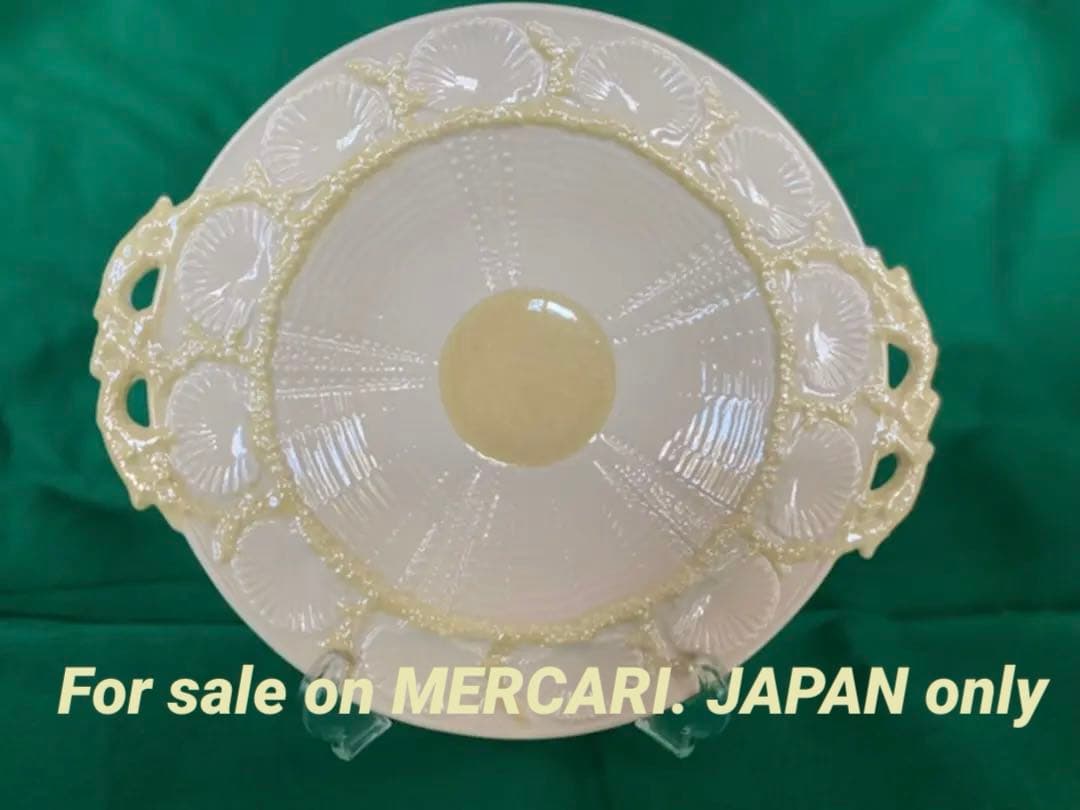 belleek ベリーク ニューシェルパターン プレートセット ケーキ皿①