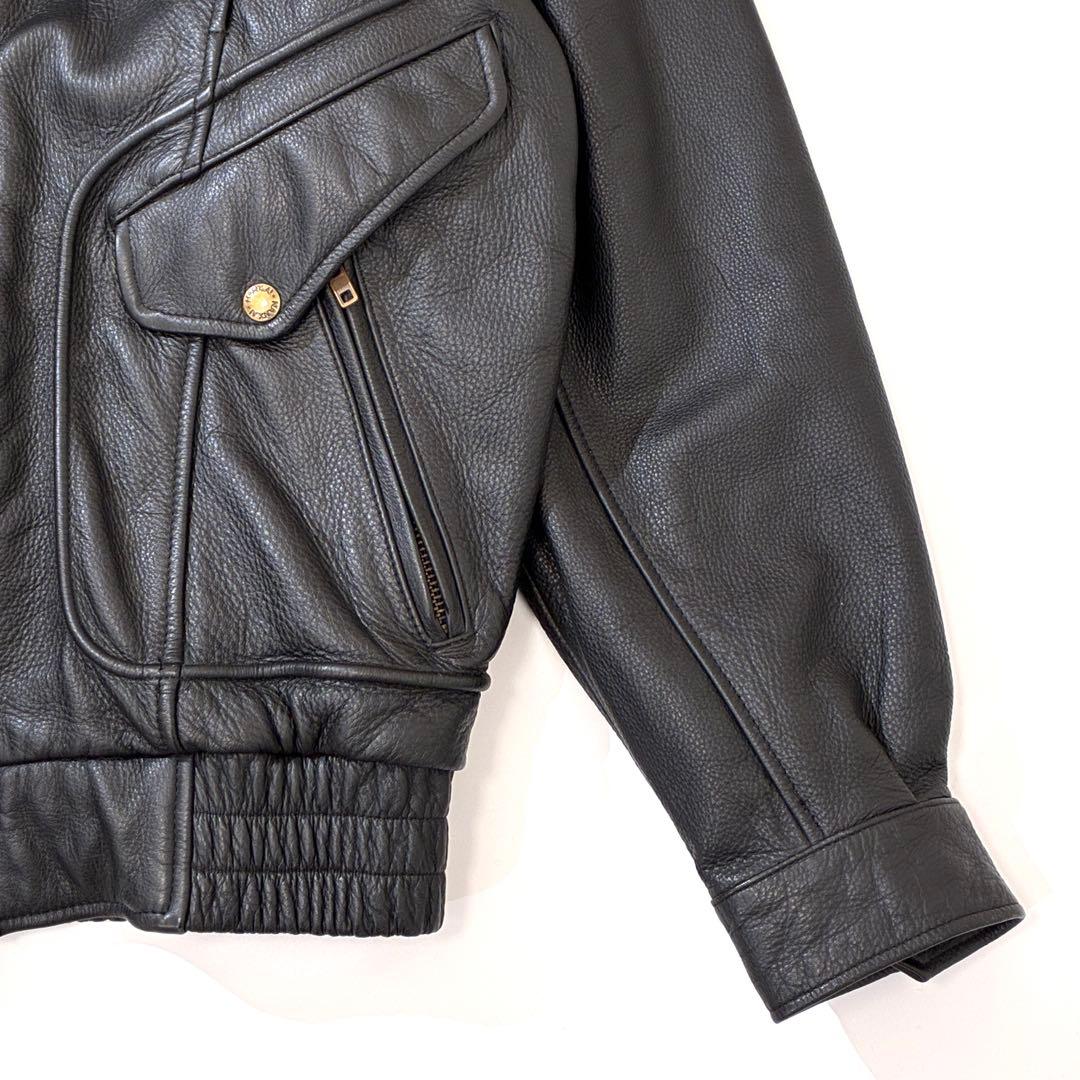 NANKAI ライダース レザージャケット キルティング ライナー付き