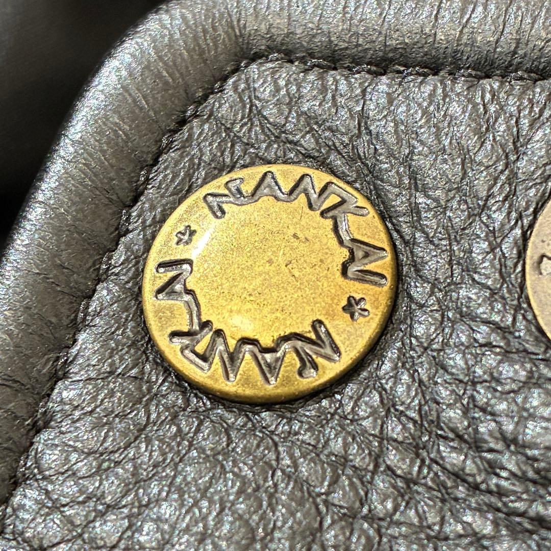 NANKAI ライダース レザージャケット キルティング ライナー付き