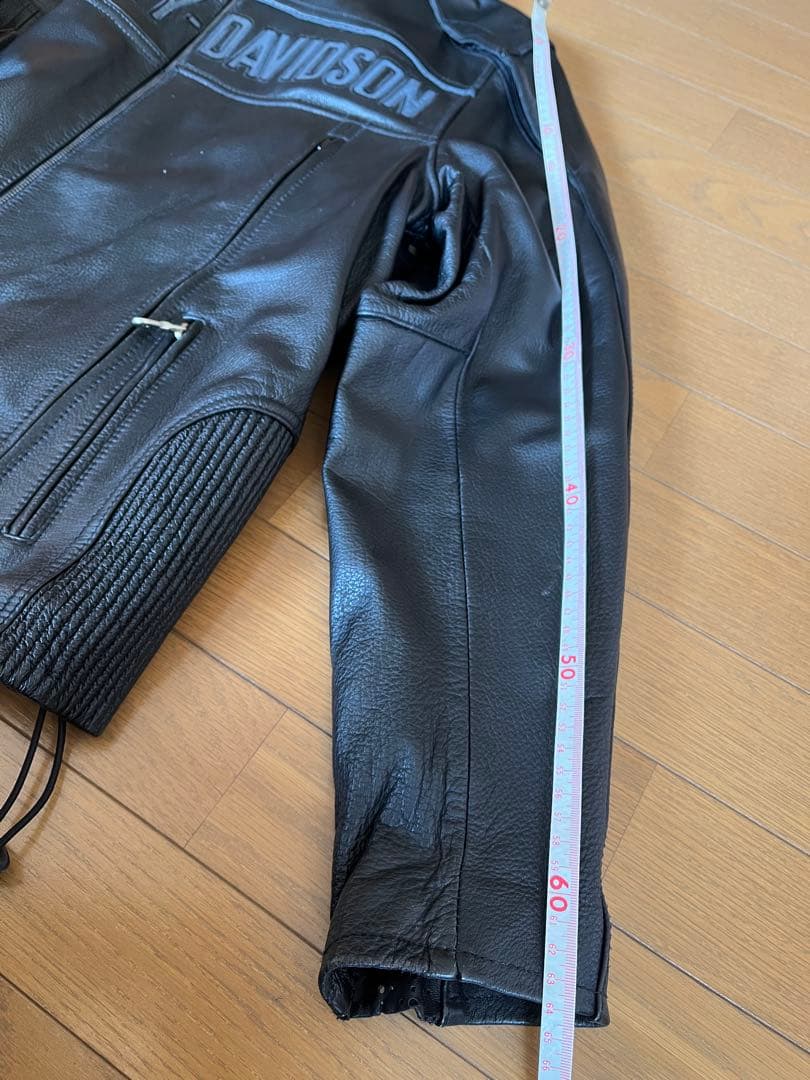 【未使用】Harley-Davidson本革ライダースジャケット(インナー付属)
