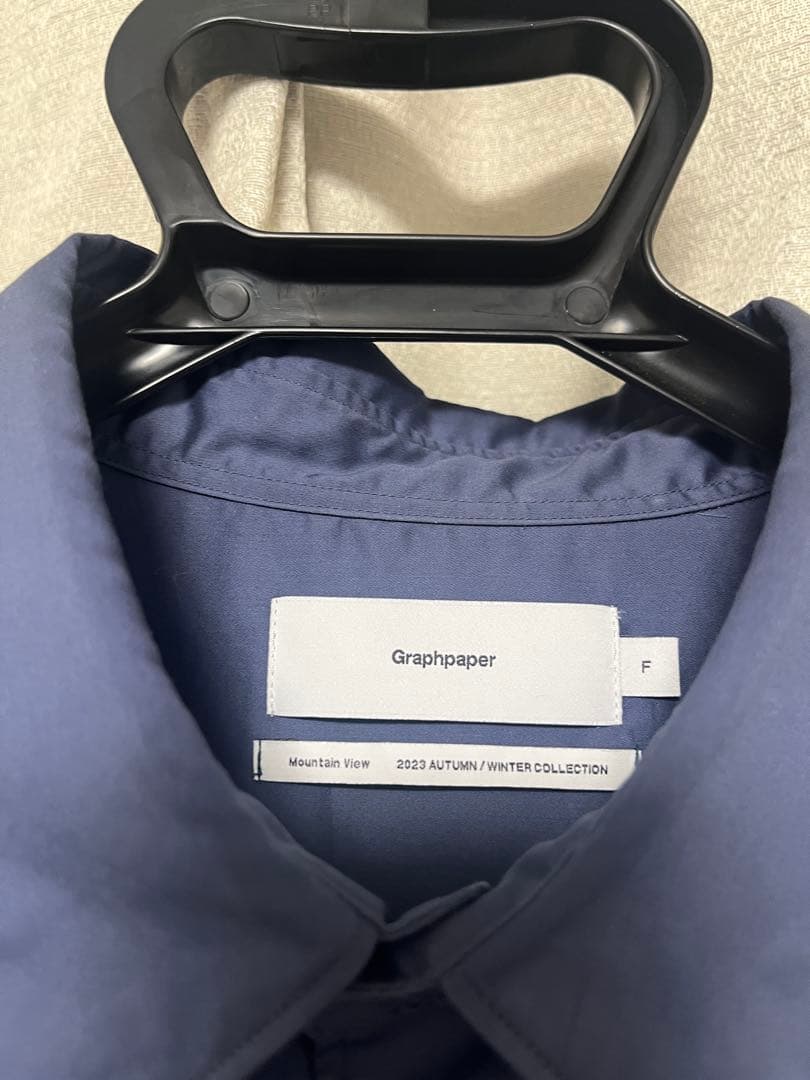 (美品)23AW Graphpaper 長袖シャツ
