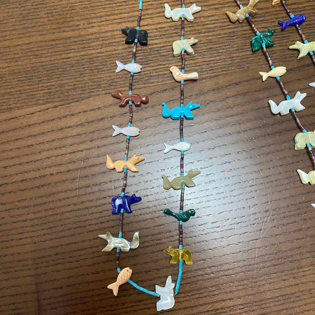 【インデアンジュエリー】ネックレス2連