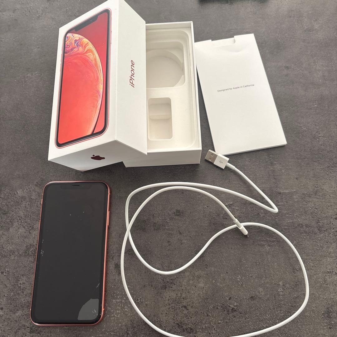 Apple iPhone XR【64GB】 ジャンク品　コーラルピンク