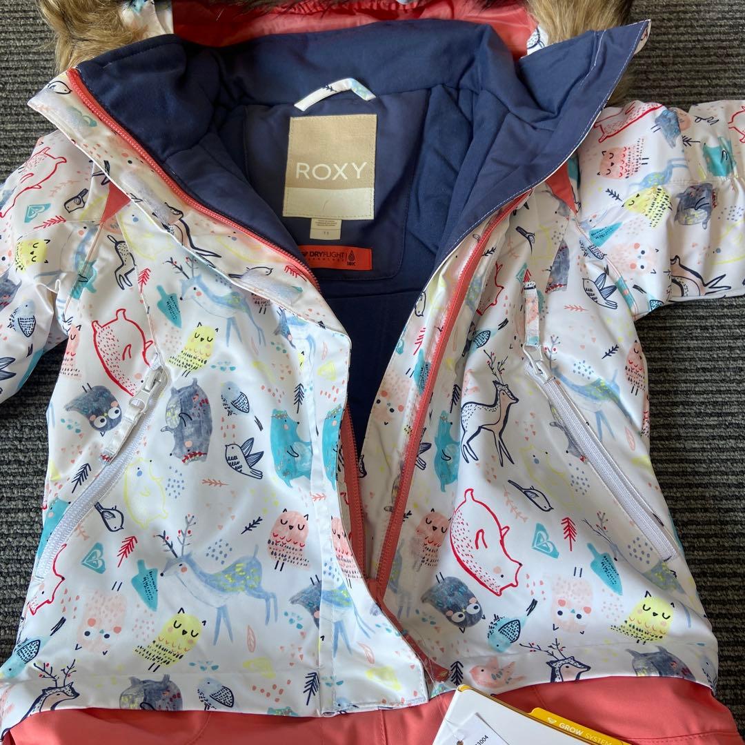 新品・未使用⭐️ROXY ロキシー キッズ スノボウェア　スキーウェア 100cm