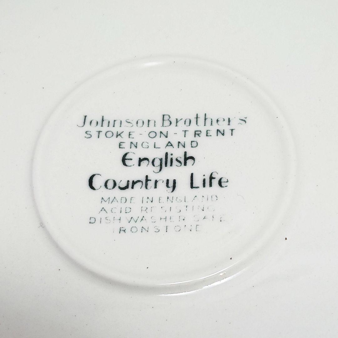 Y3332-16 ジョンソンブラザーズ カントリーライフ 皿 4枚セット　QQQ