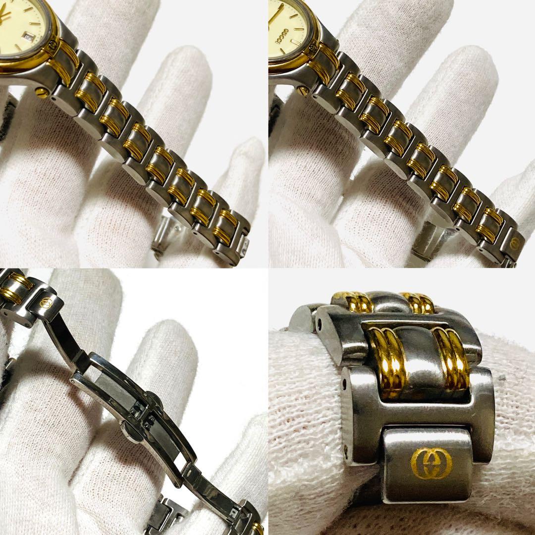 【付属品有】 GUCCI グッチ　コンビ　ビンテージ　レディース腕時計