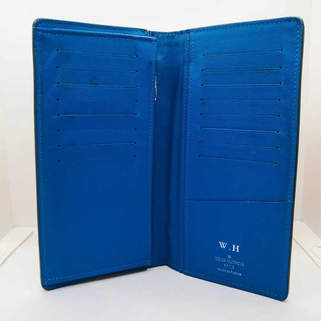 ルイヴィトン✨タイガ ポルトフォイユ プラザ 長財布 ブルーライン 希少 限定