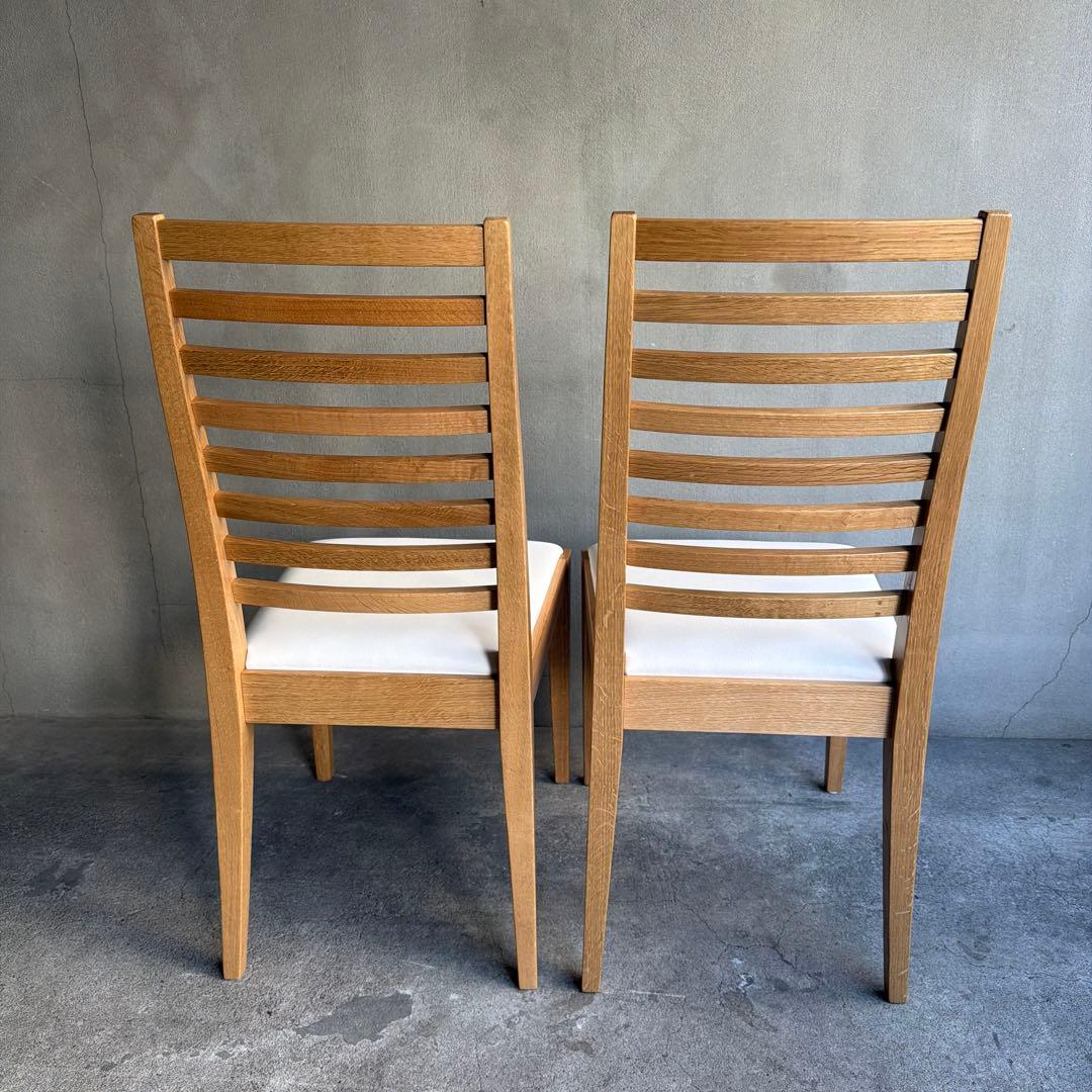 未使用品　秋田木工　ダイニングチェア　2脚セット