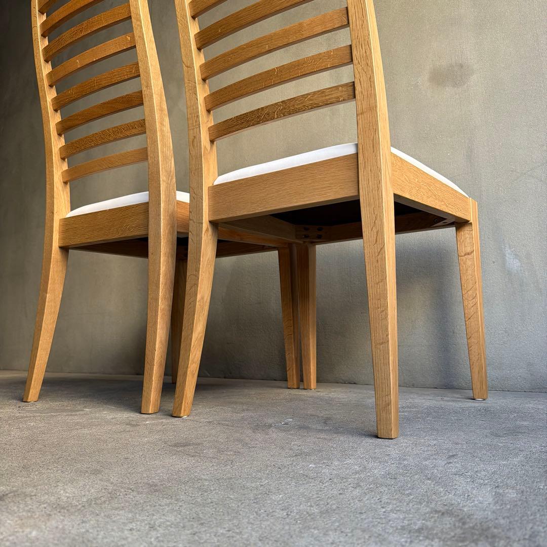 未使用品　秋田木工　ダイニングチェア　2脚セット