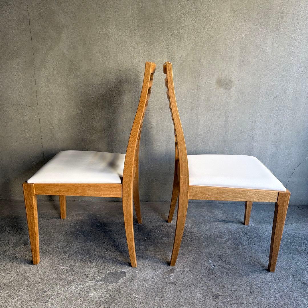 未使用品　秋田木工　ダイニングチェア　2脚セット