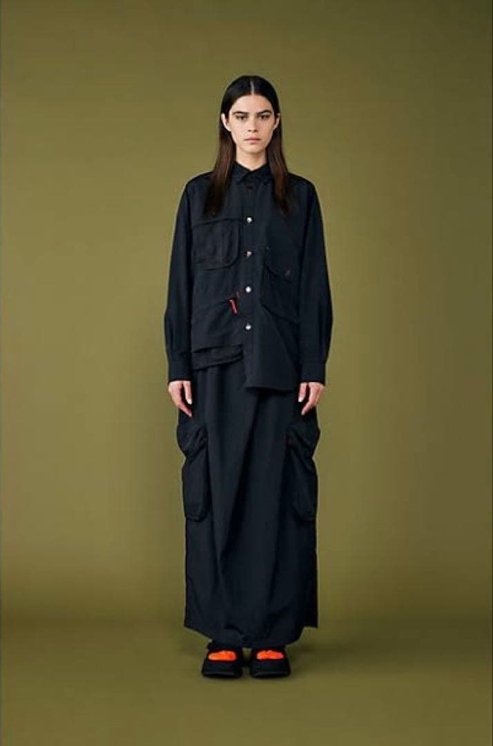 【定価￥31,900】nagonstans スカート 撥水素材 黒 ブラック