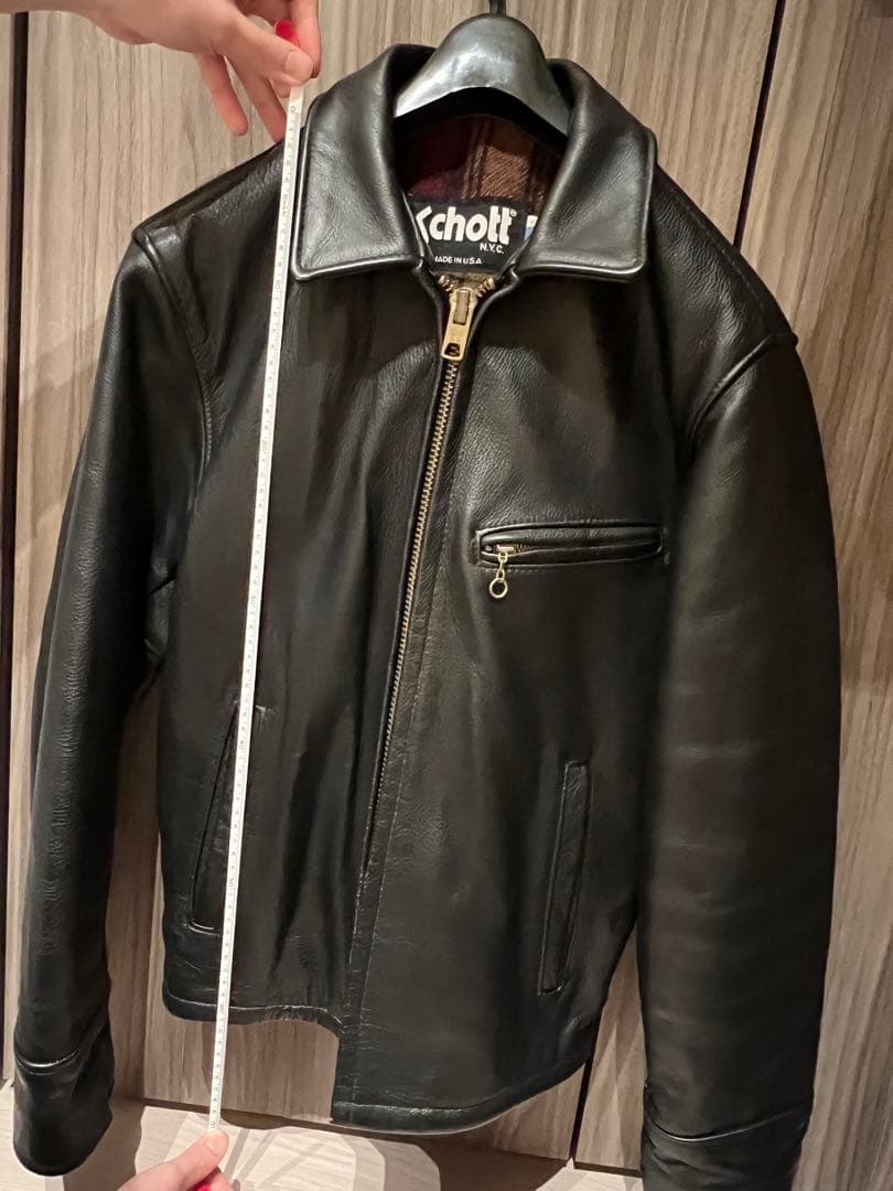 Schott（ショット）ブラックレザージャケット