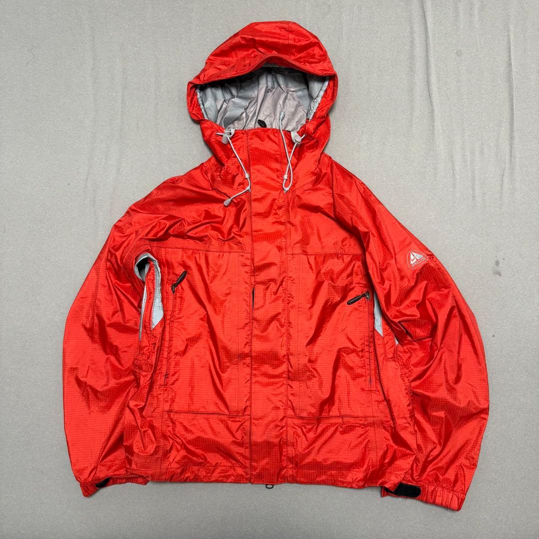 【希少カラー❗️】 90s テック系　Nike ACG マウンテンパーカー　赤