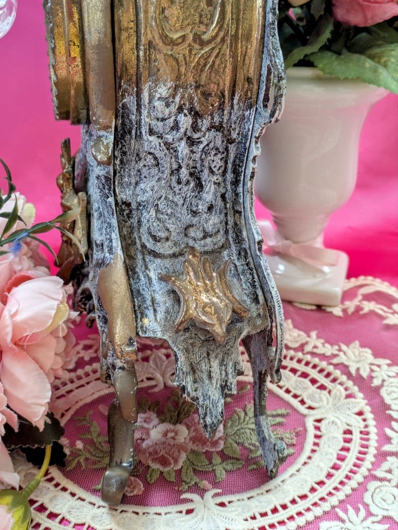 お値下げ✢スペイン製✢ヴィンテージ天使の置時計✢動作確認済