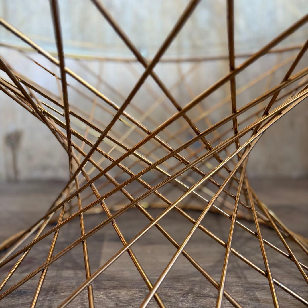 Francfranc マーリア コーヒーテーブル センターテーブル ゴールド