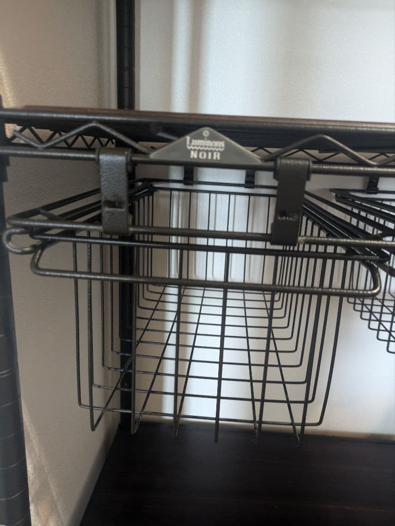 【中古】ルミナス　スチールラック 174cm 耐荷重400kg バスケット付き