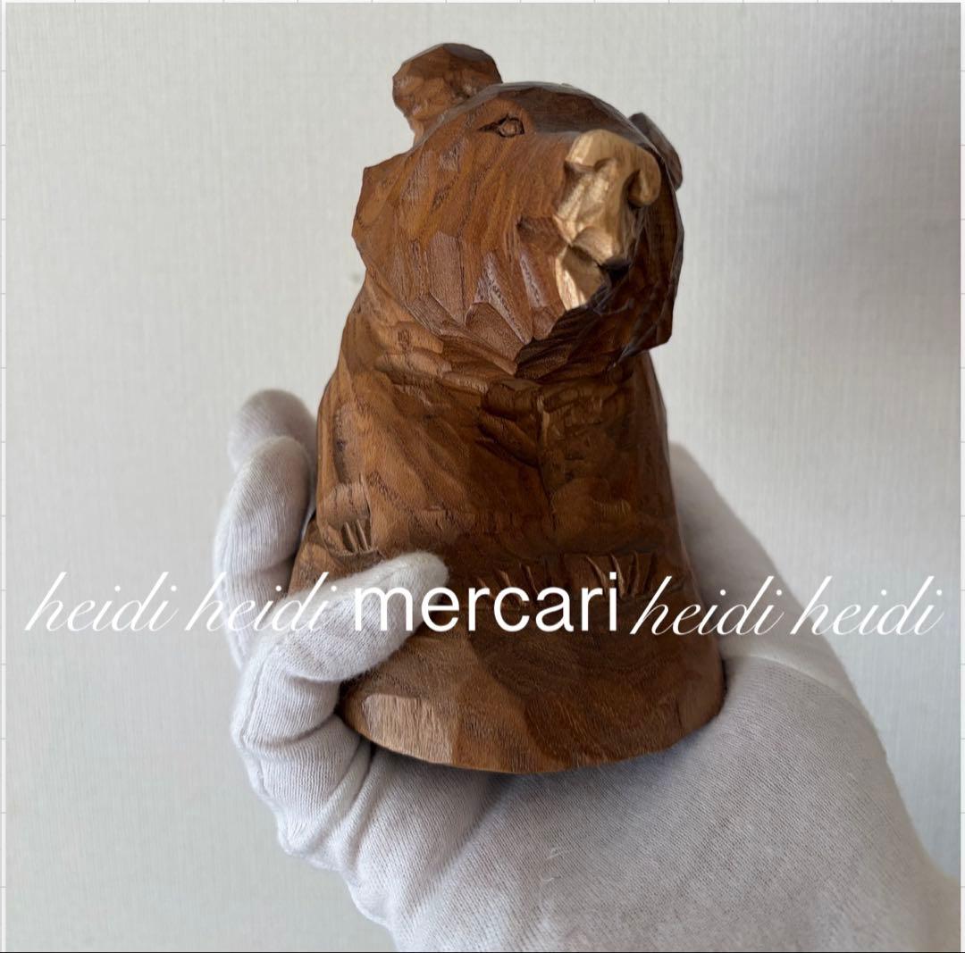 あとぐちさん 木彫りくま