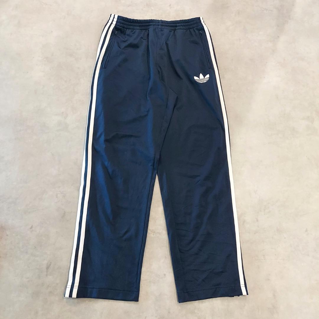 アディダス トラックパンツ ファイヤーバード トレフォイル XL 紺 17854
