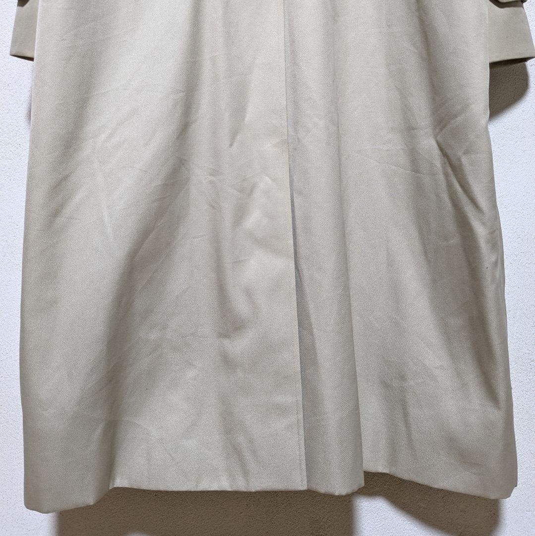 美品 英国製 90s バーバリー ステンカラーコート レディース ロング W93