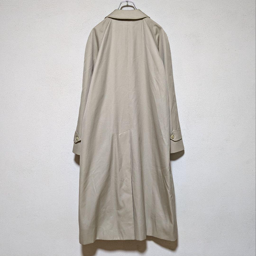 美品 英国製 90s バーバリー ステンカラーコート レディース ロング W93