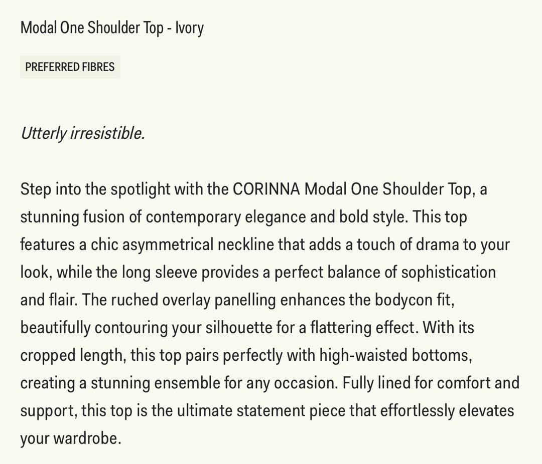 新品/タグ付　MESHKI アイボリー ベアトップ・チューブトップ