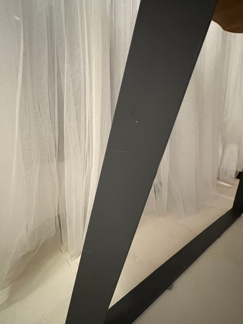 【みー】東京インテリア　木製楕円形ダイニングテーブルとベンチセット