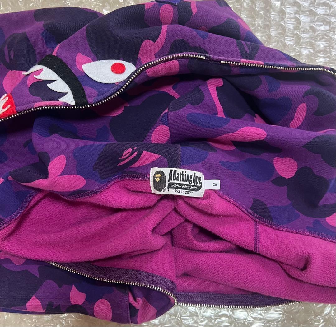 アベイシングエイプ シャークパーカーbuyma検品品 本物