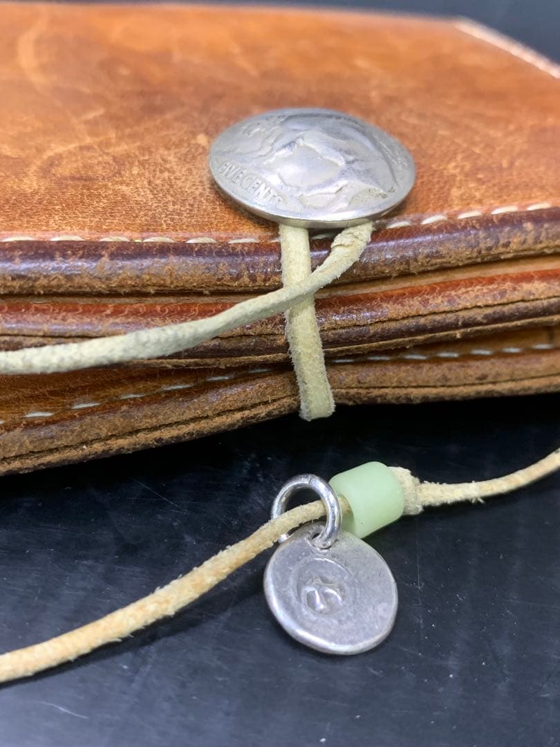 ゴローズ　角形小銭入れ　茶　オールド