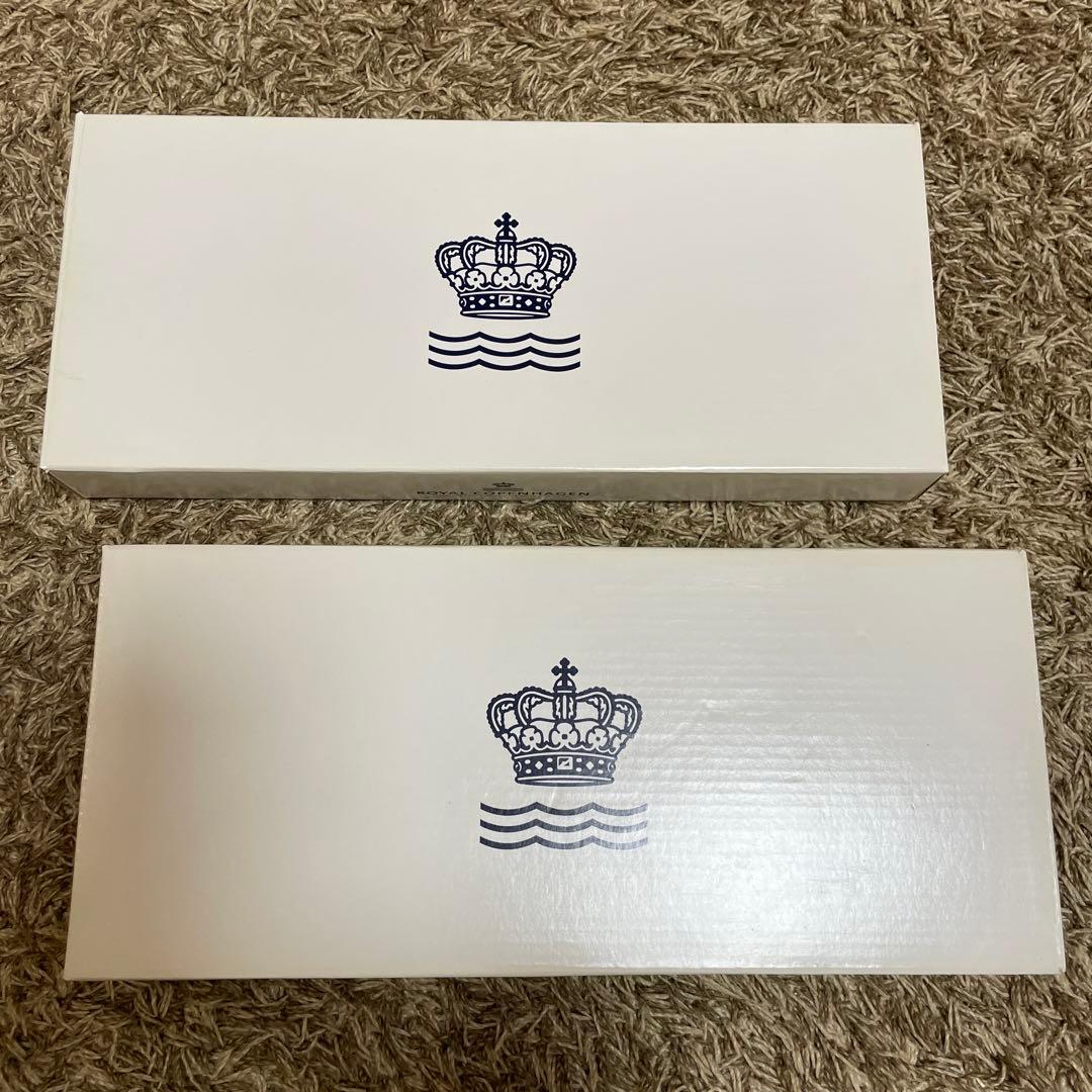 ロイヤルコペンハーゲン　ブルーパルメッテ トレイ2枚