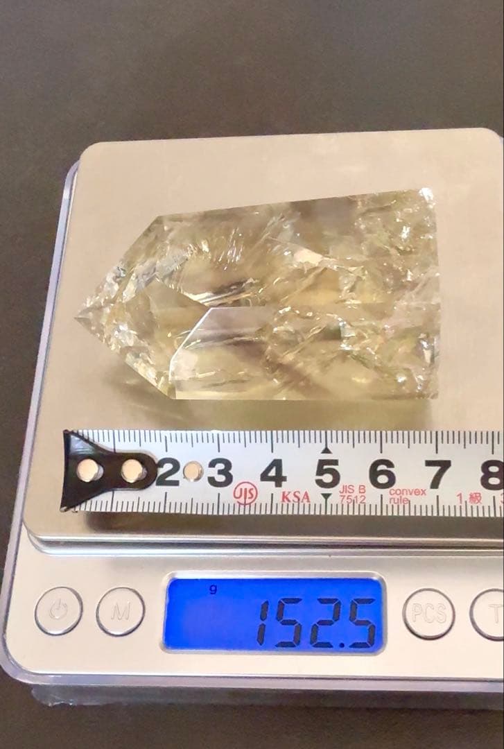 こより　シトリン　タワー　ファントム　虹　レインボー　六角柱　黄水晶