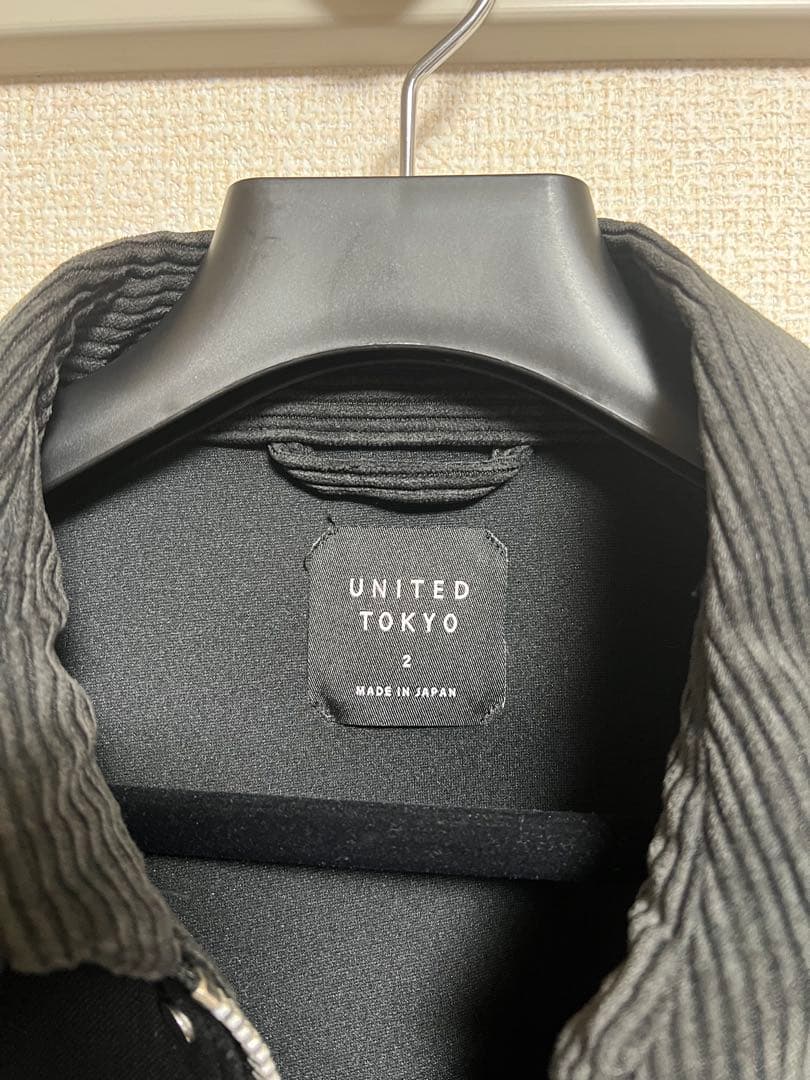 【ブラック】UNITED TOKYO × UOMO コラボ サクソニアブルゾン