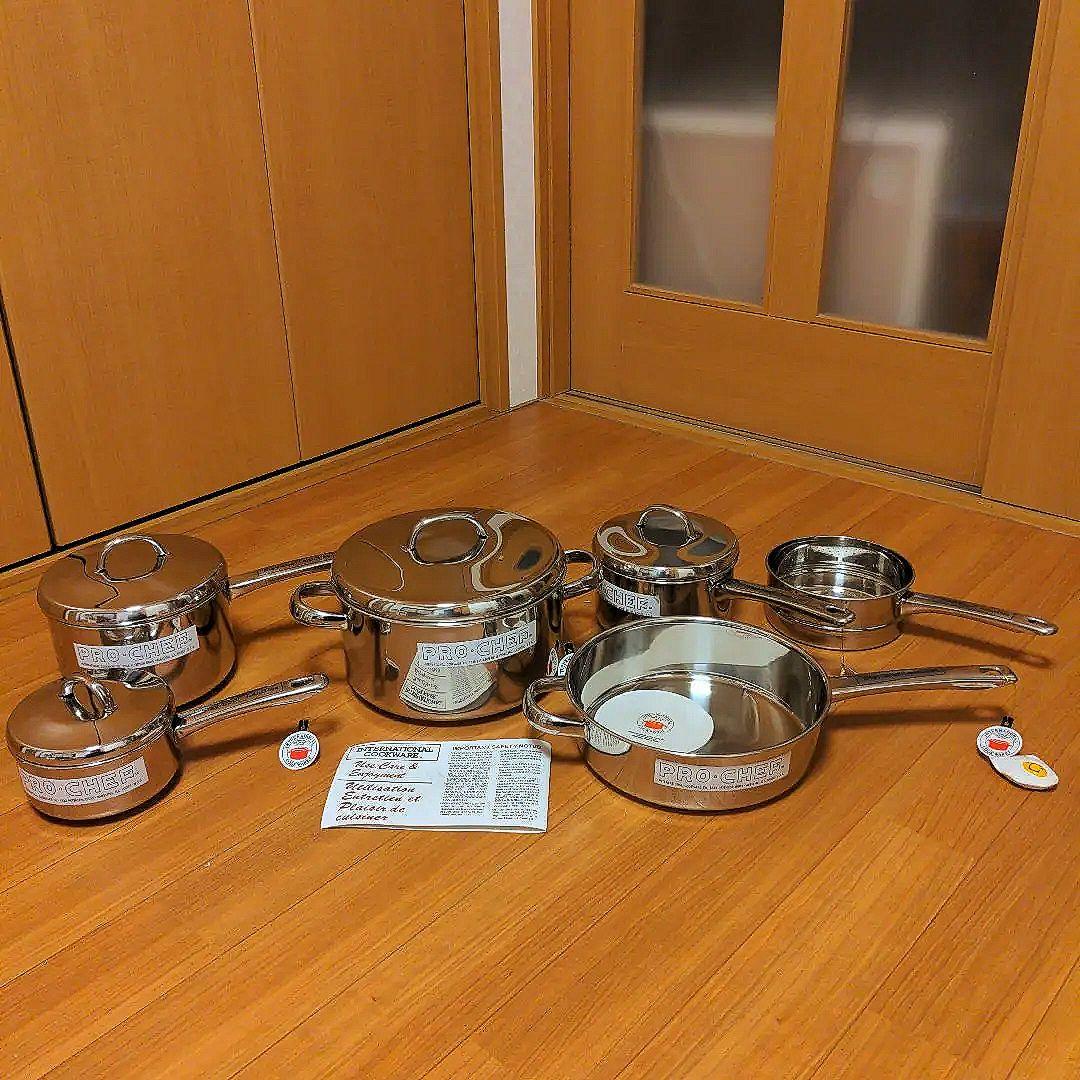 新品未使用　アメリカ　インターナショナル社　鍋、フライパンセット