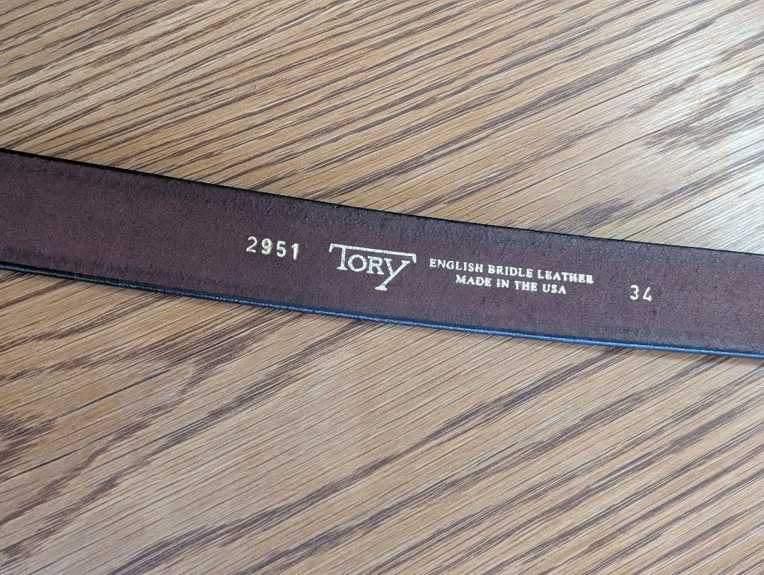 TORY LEATHER レザー ベルト 34