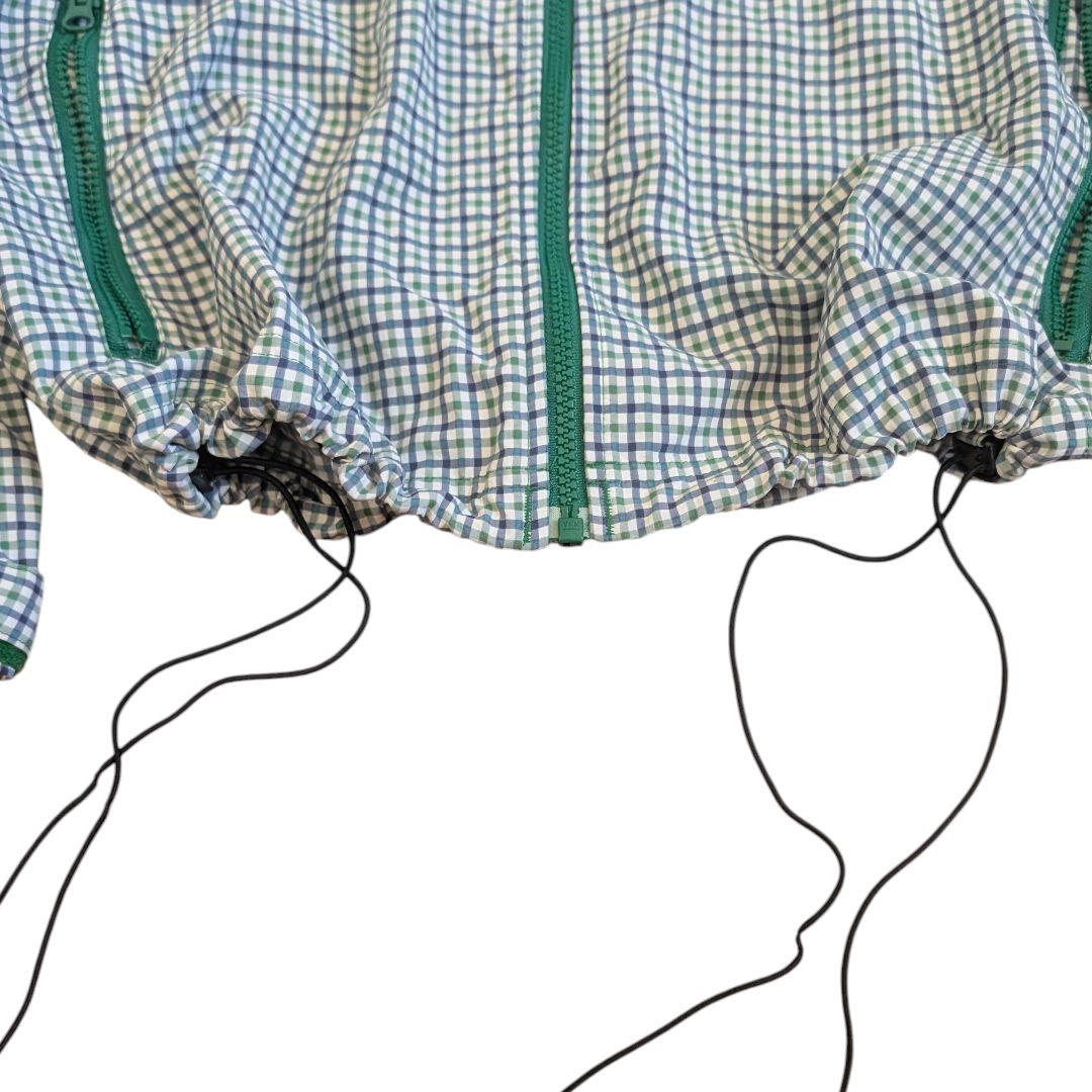 Columbia ナイロンパーカー マウンテンパーカー チェック ドローコード