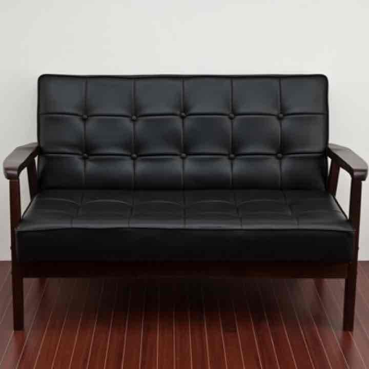 残り僅か！レトロソファ！ ブラック