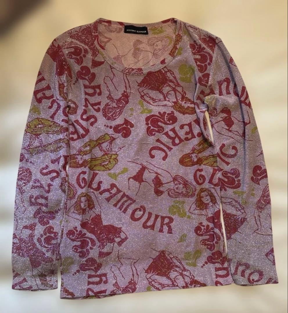 ヒステリックグラマー ガール ラメ レーヨン ニット 80s 90s〜