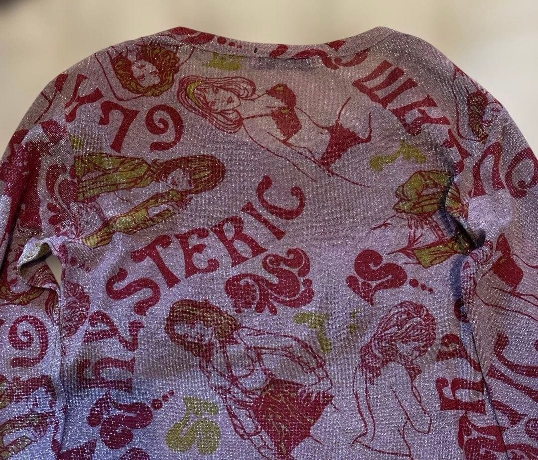 ヒステリックグラマー ガール ラメ レーヨン ニット 80s 90s〜