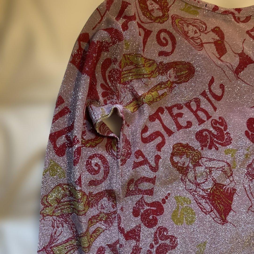 ヒステリックグラマー ガール ラメ レーヨン ニット 80s 90s〜