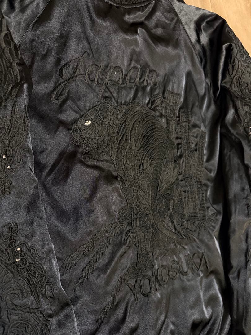 日本製 hoshihime 虎龍 日本限定 スカジャン vintage サテン