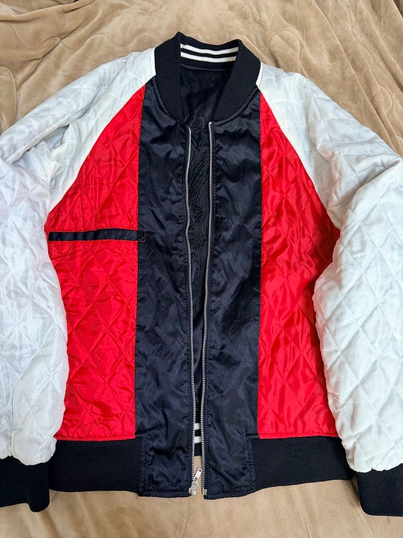 日本製 hoshihime 虎龍 日本限定 スカジャン vintage サテン