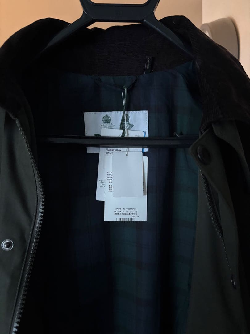 【新品タグ付き】Barbour「BURGHLEY」（バブアーのバーレー）