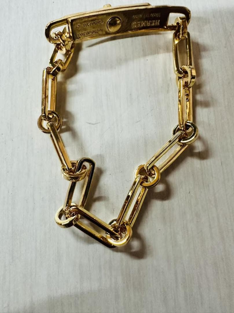 エルメス ケリー クロシェット ブレスレット 18K ゴールド ダイヤモンド