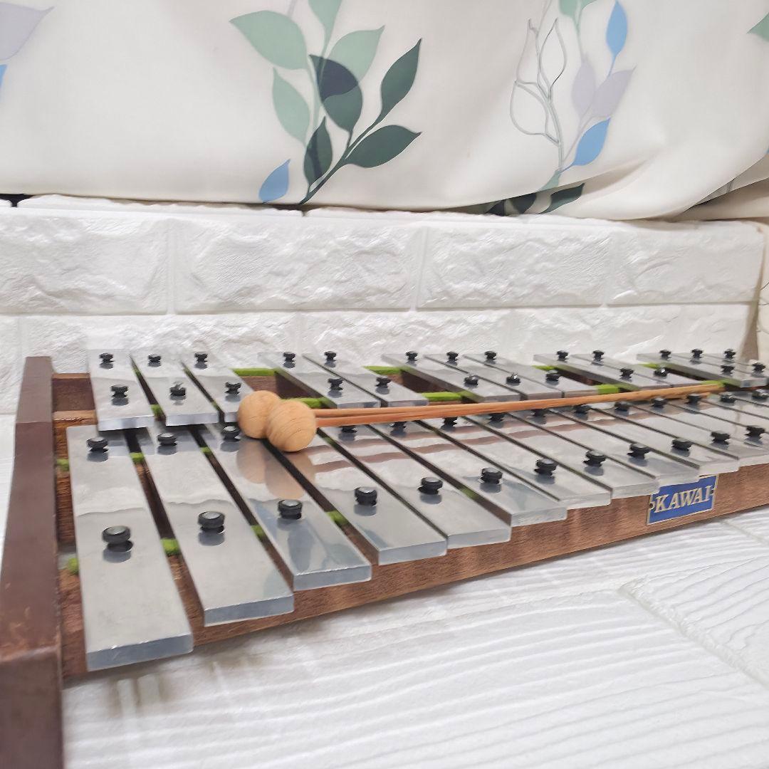 【247】KAWAI　グロッケン　鉄琴　32音　河合楽器　カワイ　 【匿名配送】
