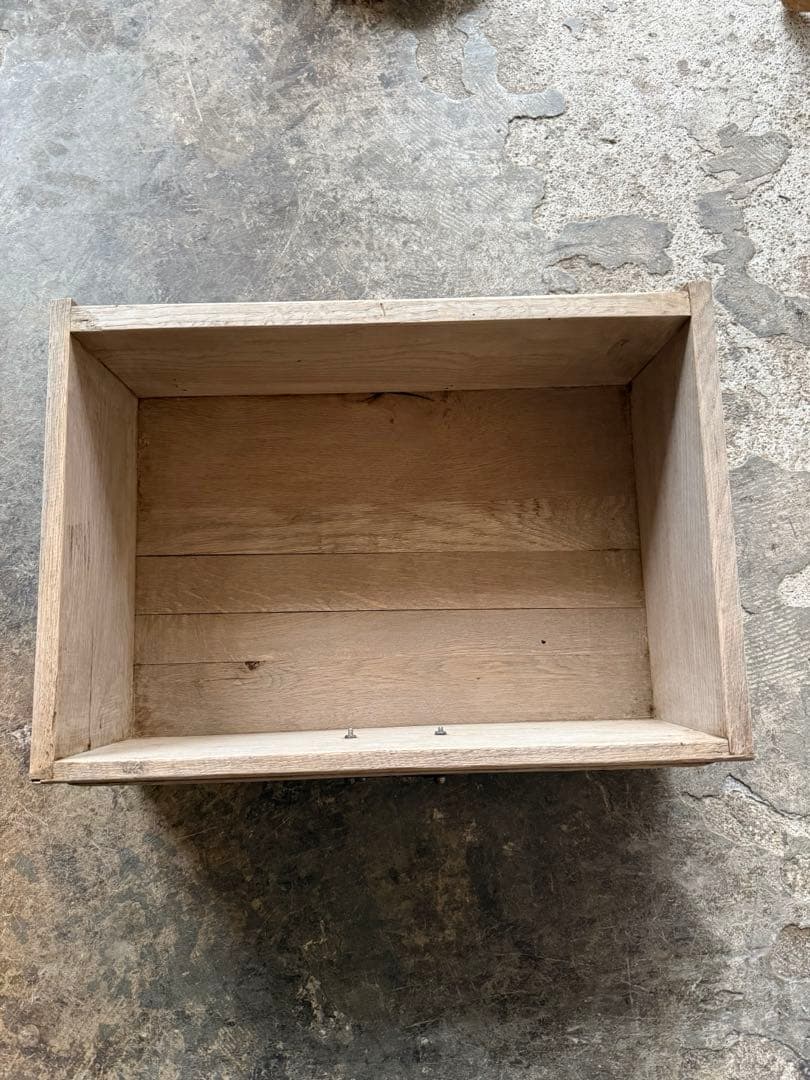 ビンテージ　ドロワー カウンター　コンソール キッチンテーブル　剥離