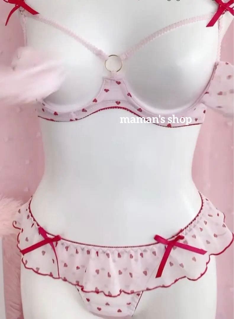 D75♥️ love2nd LOVEMEオープンブラオープンショーツセットラブラン