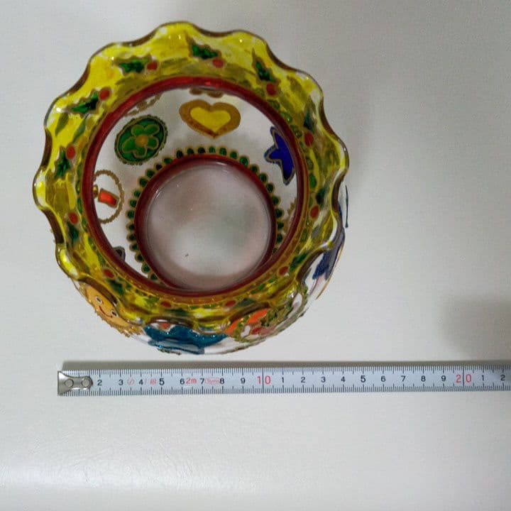 ガラス作家　久野悦子花瓶　ハンドメイド