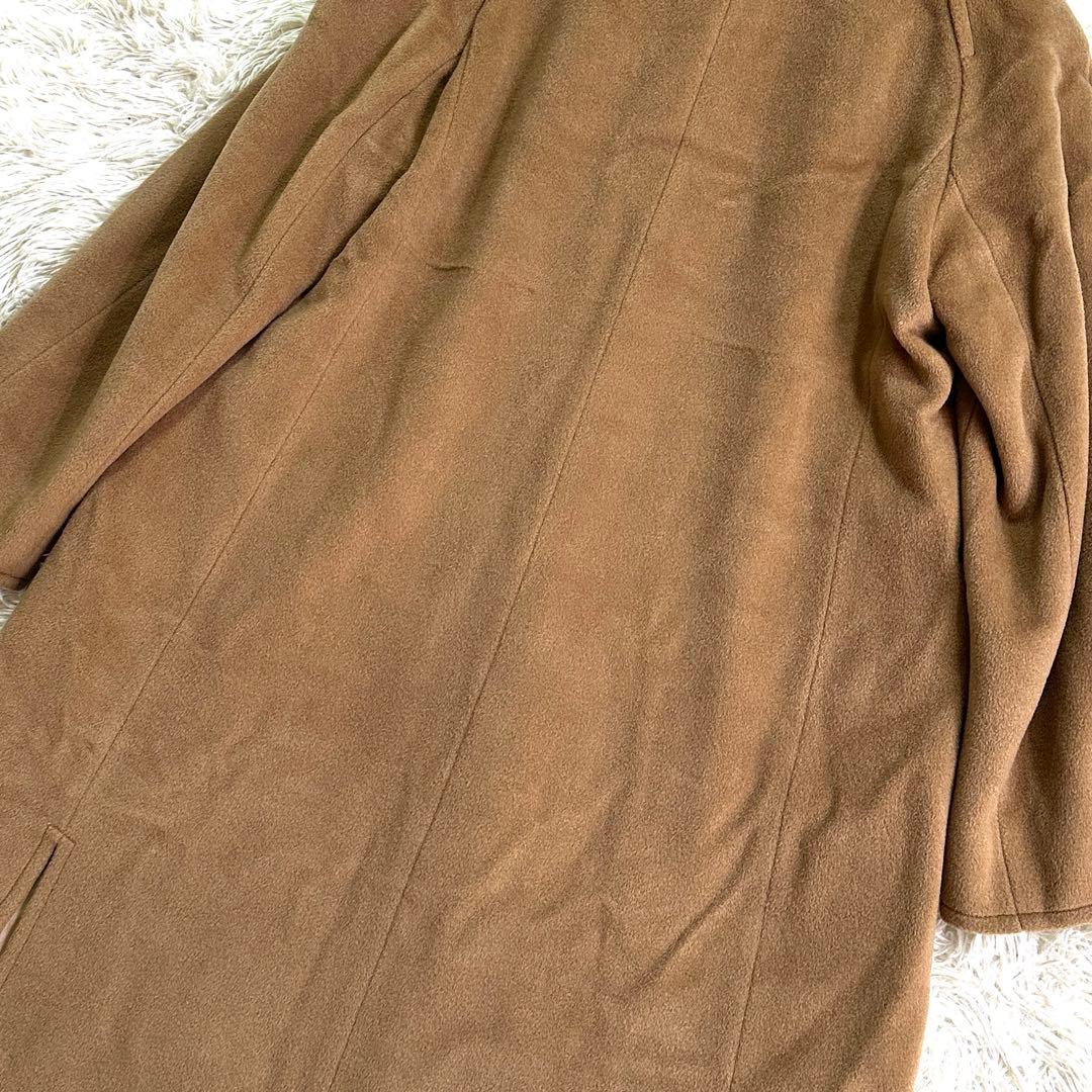 高級ライン銀タグ✨マックスマーラ ロングコート キャメル ウール 大きいサイズ