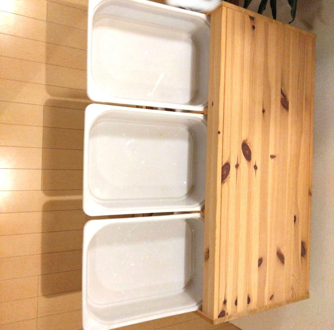 IKEA　トロファスト収納ボックス付き